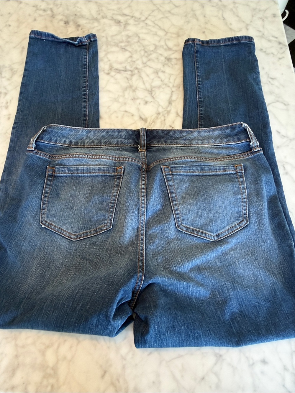 torrid Blue Straight Leg Jeans - Mid Wash Size 12 - Picture 5 of 5